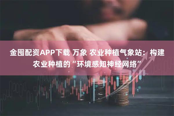 金囤配资APP下载 万象 农业种植气象站：构建农业种植的“环境感知神经网络”